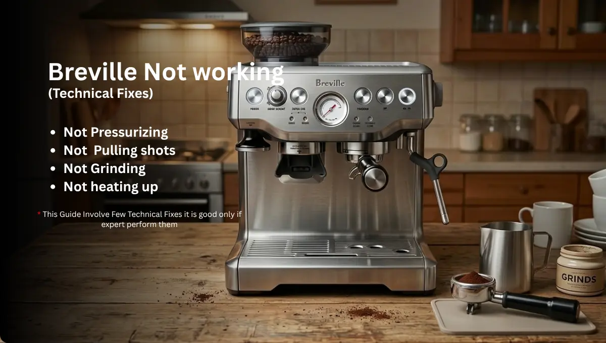 Breville Espresso Machine Not Working (6 Fixes)