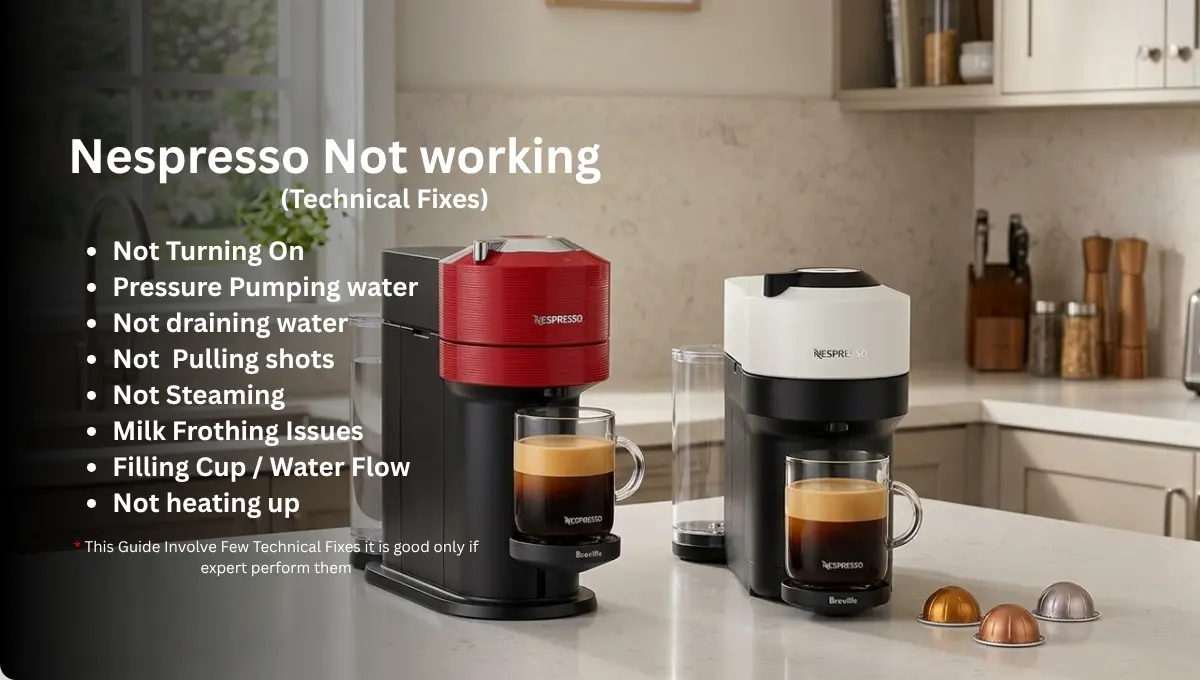 Nespresso Machine Not Working (7 Fixes)